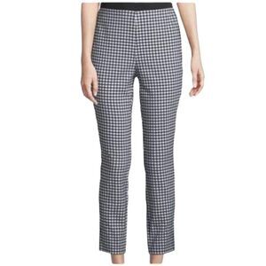 Rag and bone black and white checked black pants size 12